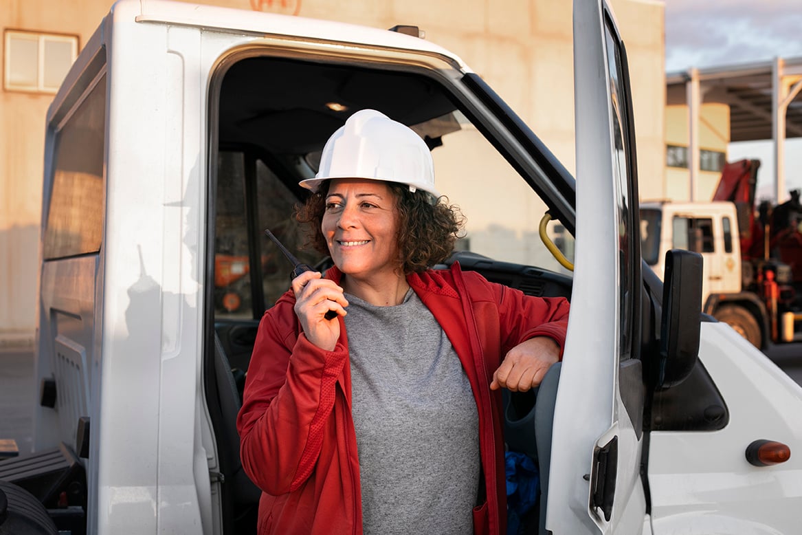 A trucker begins hot shot hauling, delivering goods